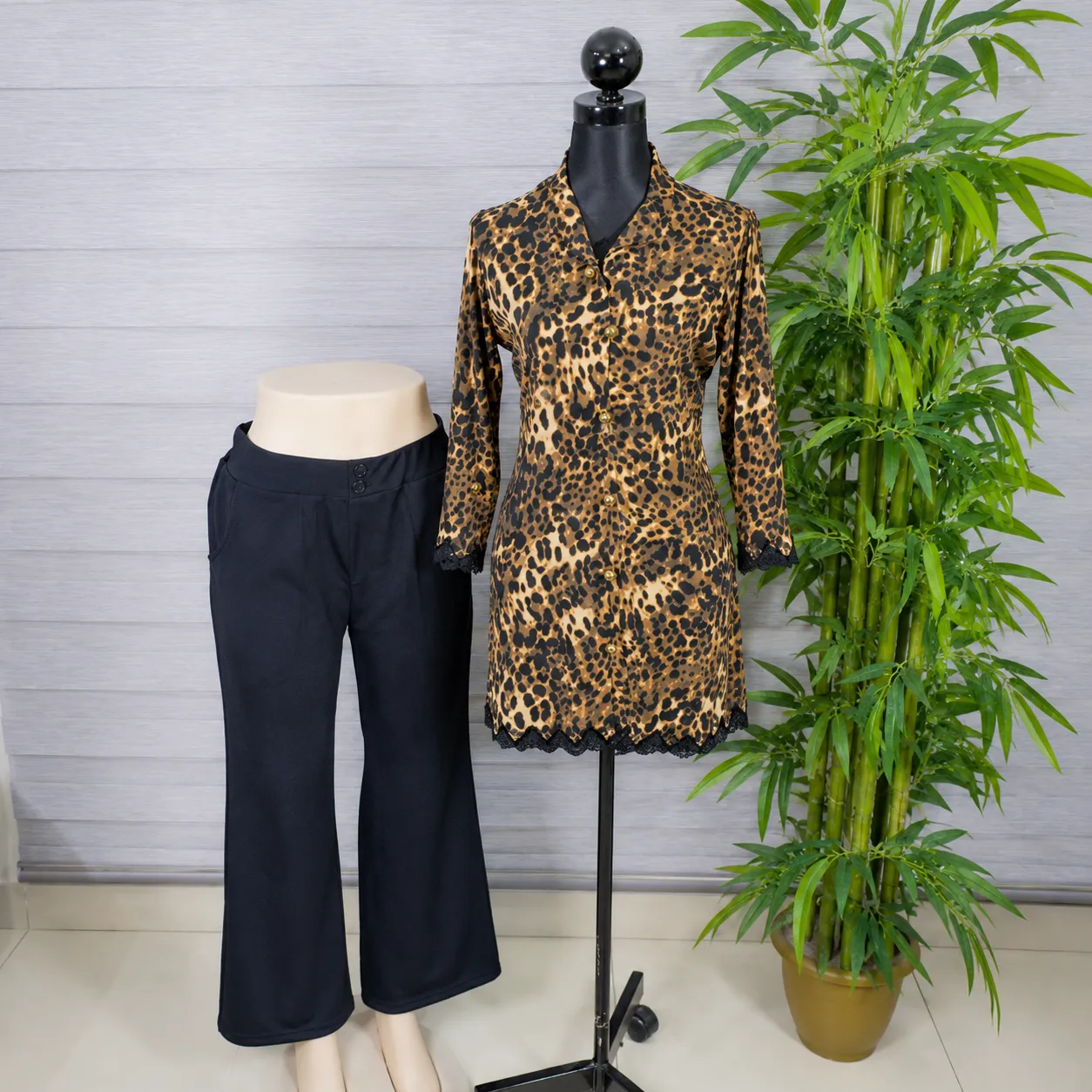 Women's Leopard Print Tunic